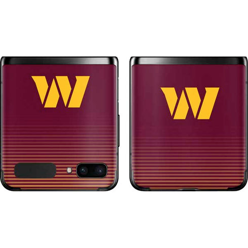 NFL Washington Commanders Breakaway Galaxy Z Flip Skin