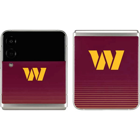NFL Washington Commanders Breakaway Galaxy Z Flip3 5G Skin
