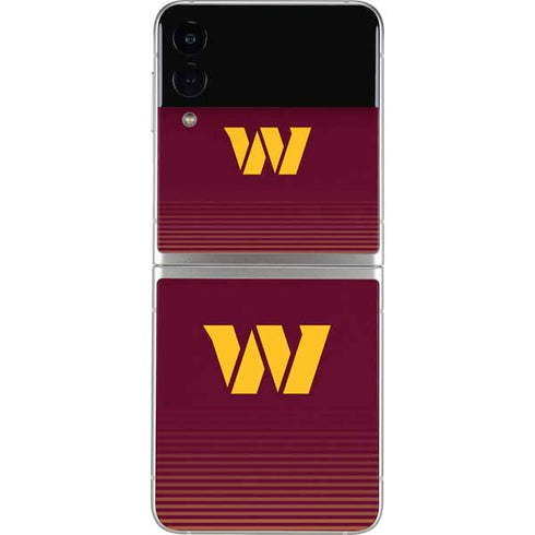 NFL Washington Commanders Breakaway Galaxy Z Flip4 5G Skin