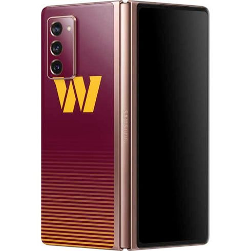 NFL Washington Commanders Breakaway Galaxy Z Fold2 5G Skin