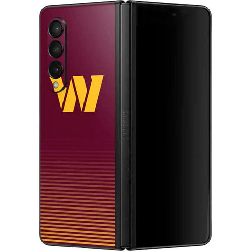 NFL Washington Commanders Breakaway Galaxy Z Fold3 5G Skin