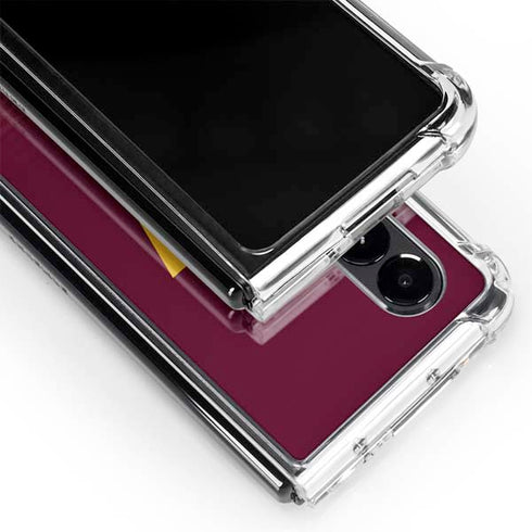 NFL Washington Commanders Breakaway Galaxy Z Fold4 5G Clear Case