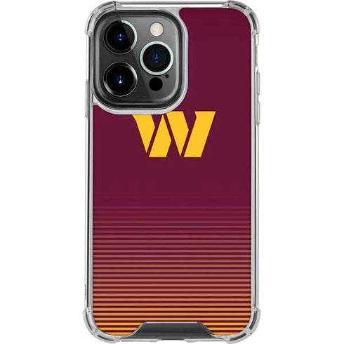 NFL Washington Commanders Breakaway iPhone 13 Pro Clear Case