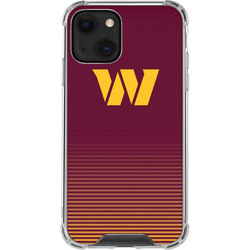 NFL Washington Commanders Breakaway iPhone 14 Plus Clear Case
