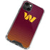 NFL Washington Commanders Breakaway iPhone 14 Plus Clear Case