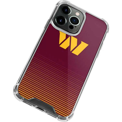 NFL Washington Commanders Breakaway iPhone 15 Pro Clear Case