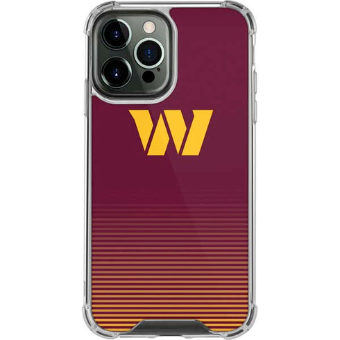NFL Washington Commanders Breakaway iPhone 14 Pro Max Clear Case
