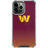NFL Washington Commanders Breakaway iPhone 14 Pro Max Clear Case