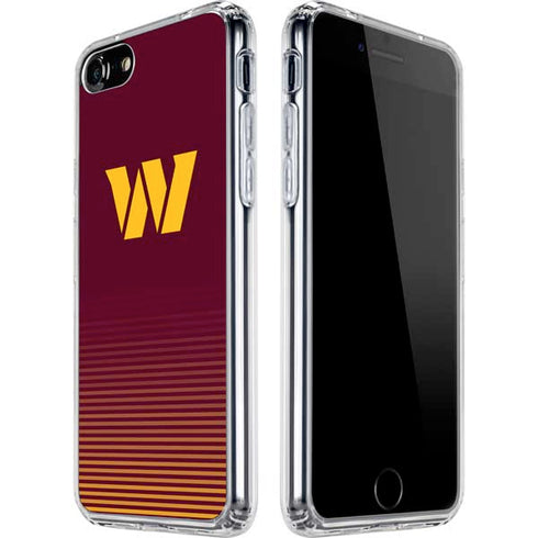 NFL Washington Commanders Breakaway iPhone SE (2nd & 3rd Gen) Clear Case