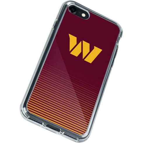 NFL Washington Commanders Breakaway iPhone SE (2nd & 3rd Gen) Clear Case