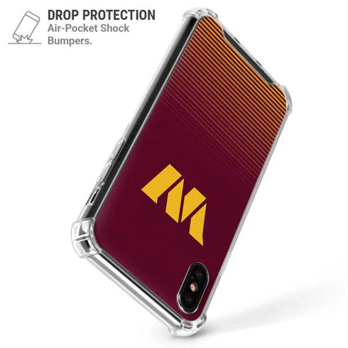NFL Washington Commanders Breakaway iPhone XS Max Clear Case