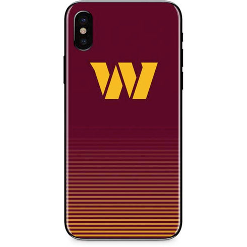 NFL Washington Commanders Breakaway iPhone XS Skin