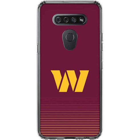 NFL Washington Commanders Breakaway LG K51/Q51 Clear Case