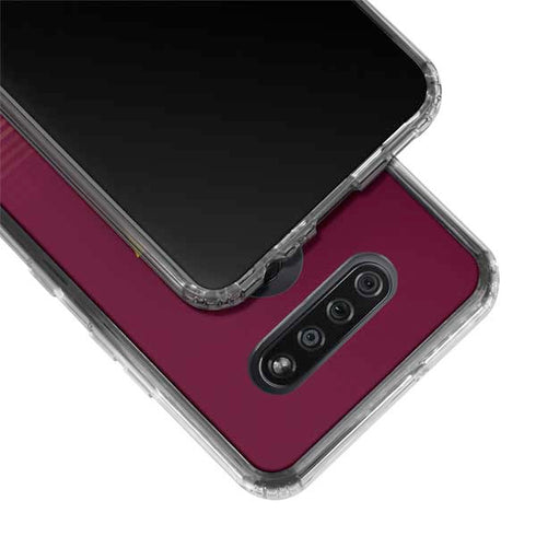 NFL Washington Commanders Breakaway LG K51/Q51 Clear Case