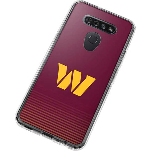 NFL Washington Commanders Breakaway LG K51/Q51 Clear Case
