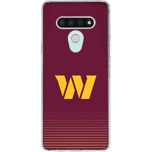 NFL Washington Commanders Breakaway LG Stylo 6 Clear Case