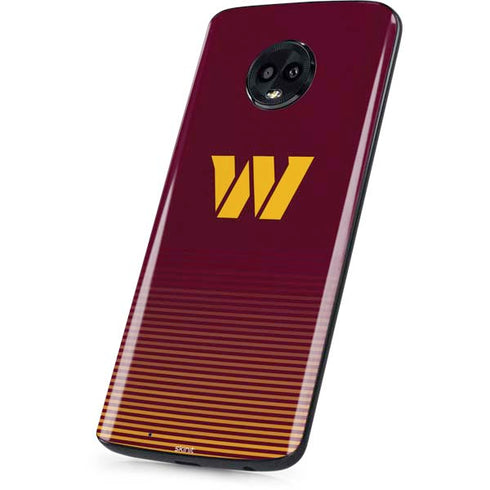 NFL Washington Commanders Breakaway Moto G6 Skin