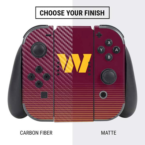 NFL Washington Commanders Breakaway Nintendo Switch Bundle Skin