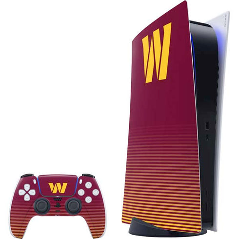 NFL Washington Commanders Breakaway PS5 Digital Edition Bundle Skin