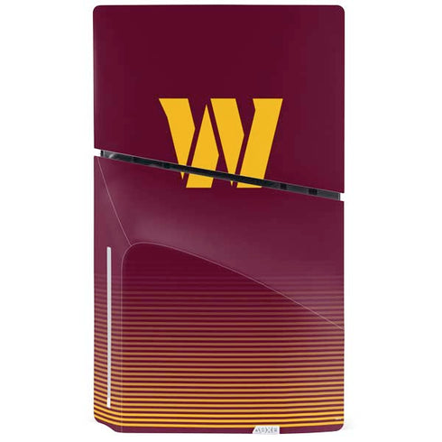 NFL Washington Commanders Breakaway PS5 Slim Disk Console Skin