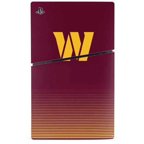 NFL Washington Commanders Breakaway PS5 Slim Digital Edition Console Skin