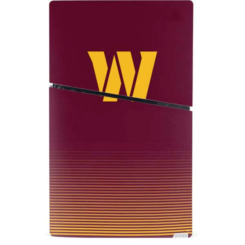 NFL Washington Commanders Breakaway PS5 Slim Digital Edition Console Skin