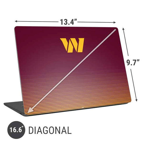 NFL Washington Commanders Breakaway Universal Laptop 16.6in (13.4 x 9.7in) Skin