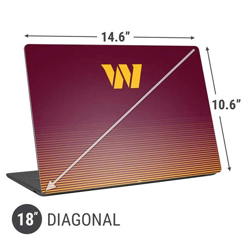 NFL Washington Commanders Breakaway Universal Laptop 18in (14.6 x 10.6in) Skin