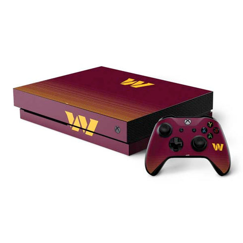 NFL Washington Commanders Breakaway Xbox One X Bundle Skin