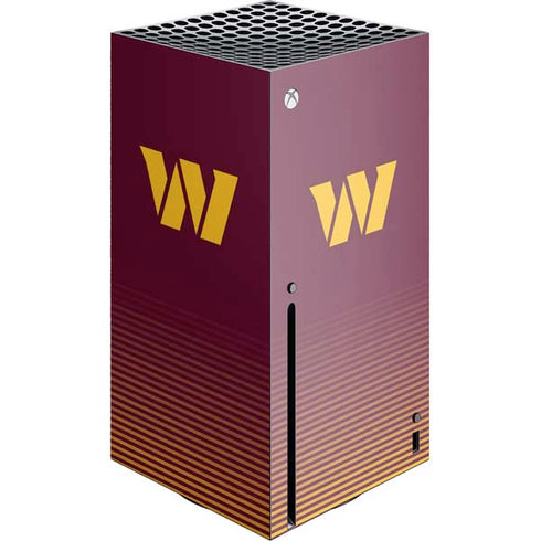NFL Washington Commanders Breakaway Xbox Series X Console Skin