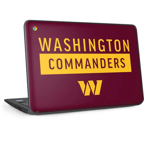 NFL Washington Commanders HP Chromebook Skin