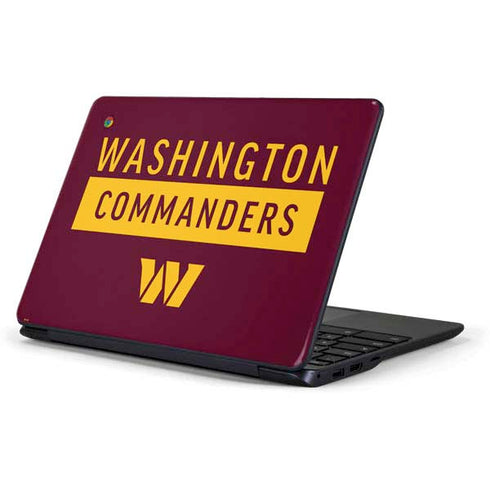 NFL Washington Commanders Samsung Chromebook Skin