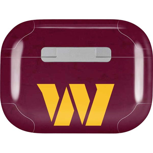 NFL Washington Commanders Distressed AirPods Pro 2nd Gen Skin