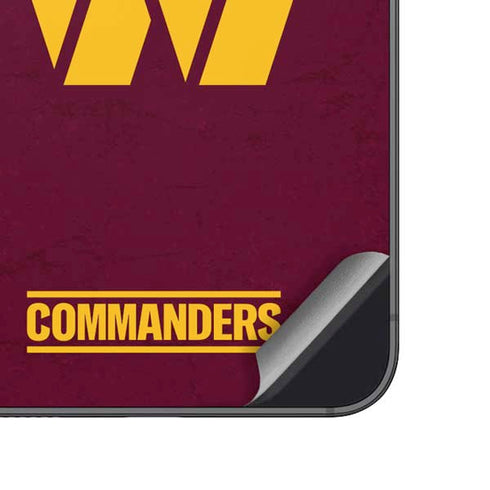 NFL Washington Commanders Distressed Galaxy A14 5G Skin