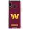 NFL Washington Commanders Distressed Galaxy A30 Clear Case