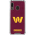 NFL Washington Commanders Distressed Galaxy A30 Clear Case