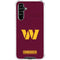 NFL Washington Commanders Distressed Galaxy A54 5G Clear Case