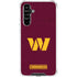 NFL Washington Commanders Distressed Galaxy A54 5G Clear Case