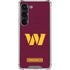 NFL Washington Commanders Distressed Galaxy S23 Clear Case