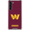 NFL Washington Commanders Distressed Galaxy S23 Plus Clear Case