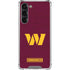 NFL Washington Commanders Distressed Galaxy S23 Plus Clear Case