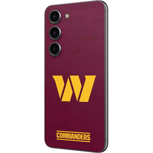NFL Washington Commanders Distressed Galaxy S23 Skin