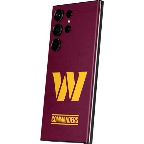 NFL Washington Commanders Distressed Galaxy S23 Ultra Skin