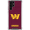 NFL Washington Commanders Distressed Galaxy S24 Ultra Clear Case