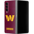 NFL Washington Commanders Distressed Galaxy Z Fold4 5G Skin
