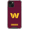 NFL Washington Commanders Distressed iPhone 14 Plus Clear Case