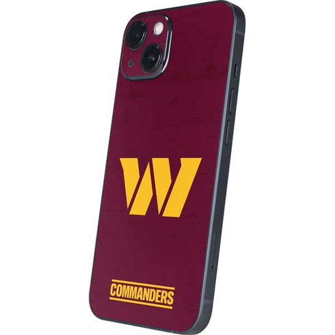 NFL Washington Commanders Distressed iPhone 14 Plus Skin