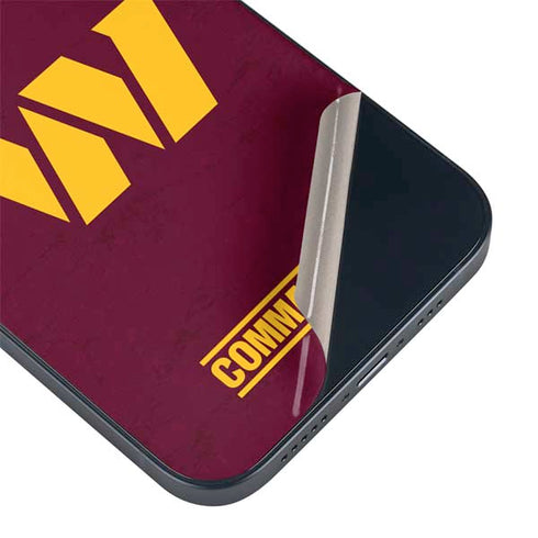 NFL Washington Commanders Distressed iPhone 15 Plus Skin