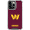 NFL Washington Commanders Distressed iPhone 15 Pro Clear Case