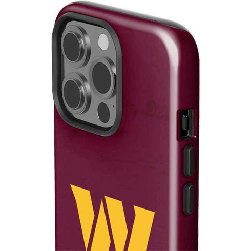 NFL Washington Commanders Distressed iPhone 14 Pro Impact Case